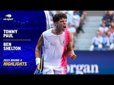 Tommy Paul vs. Ben Shelton Highlights | 2023 US Open Round 4