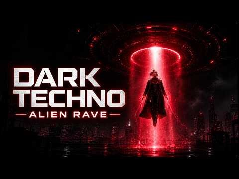 Dark Industrial Techno Mix 🔴 Alien Abduction Rave | Cyberpunk Techno Journey