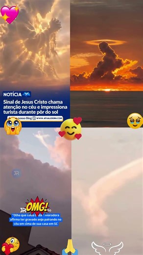 O que Ele está tentando nos dizer? Olhe para o céu!? 🙏 #jesus #deus #fé