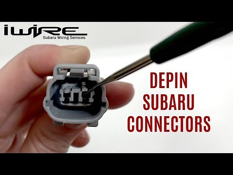 How to Depin a Subaru Connector