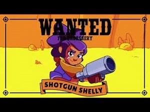 Brawl Stars Wanted Animation Poster (Shelly)