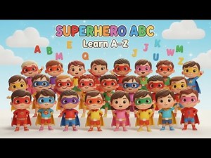 Superhero ABCs Song | Learn Alphabet with Super Powers