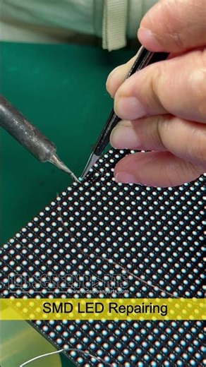 Precision SMD LED Repair: Replacing Damaged Pixels on LED