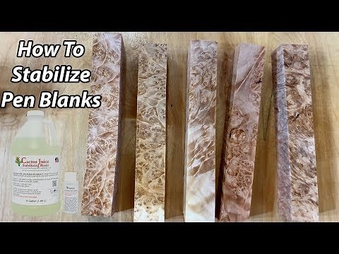 How To Stabilize Pen Blanks (Or Any Wood)