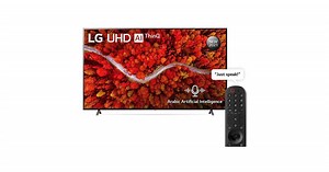LG UHD 4K TV 70 Inch UP80 Series Cinema Screen Design 4K Active HDR webOS Smart with ThinQ AI (2021 Model)