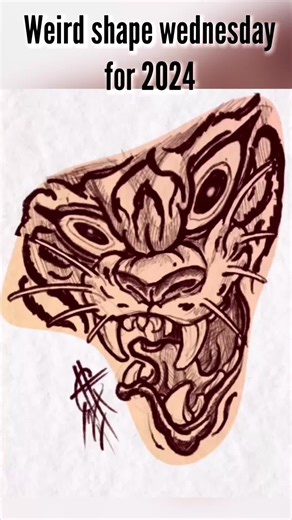 Here’s a compilation of all the weird shape Wednesday designs I did last year. One of the reasons I started this project was that I had often struggled to fill the last weird gaps when making flash sheets. The first iteration of this idea was flash sheets where I just drew the shapes first and then figured out how to fit the designs in from there. After that, the project morphed into a weekly challenge. I could see the potential for it to also be great practice for filling those weird gaps that 