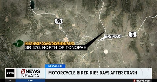 Motorcycle rider dies days after crash