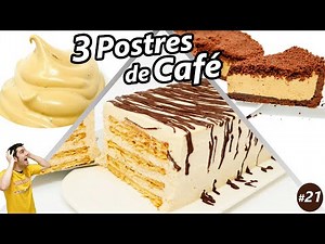 3 DESSERTS with COFFEE 😍☕️😋 | The 3 BEST RECIPES WITHOUT OVEN # 21 EASY, tart cake, pie or cream