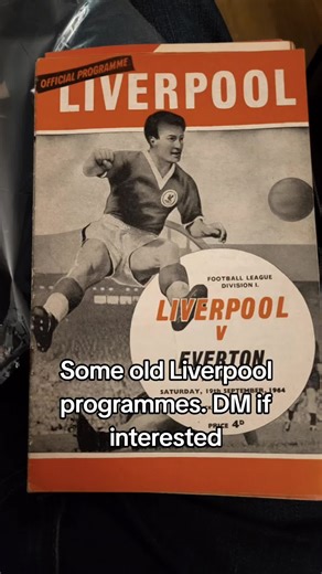 I've got a huge collection of old Liverpool match programmes from the 60s, 70s & 80s including many rare ones. Especially European ones. DM if interested in finding out more #lfc #ynwa #vintage