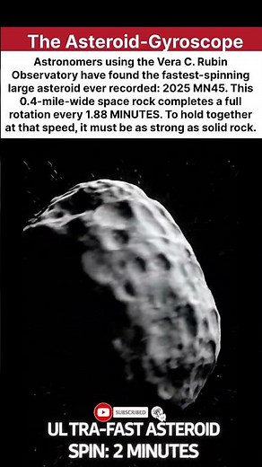 This Asteroid Spins So Fast, It Defies Physics! Meet 2025 MN45.