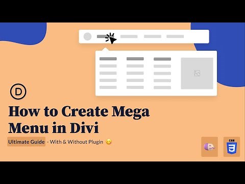 How to Create Mega Menus in Divi Theme - Ultimate Guide (2 Ways - CSS & Plugin)