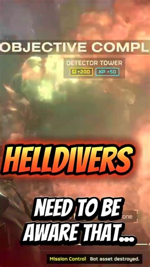 Gas, EMS, and SMOKE orbitals destroy side objectives in #helldivers2