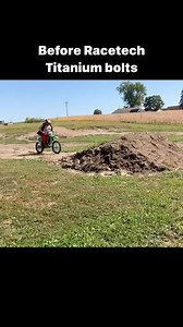 630K views · 7.1K reactions | Just shaved at least 15 seconds lap off my times by adding some @racetechtitanium bolts on the Indiana Team Green race machine. #racetechtitanium #titanium #motocross #supercross #asagiwear #kx450 #moto | Michael Heingartner | Facebook
