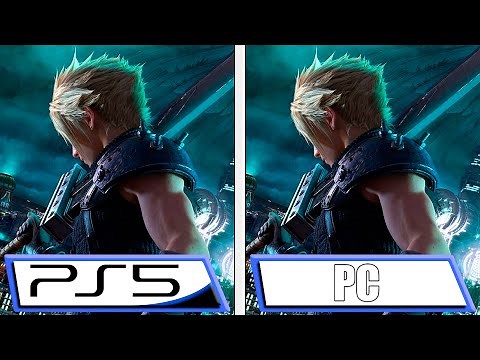 Final Fantasy VII REMAKE | PC vs PS5 | Graphics Comparison