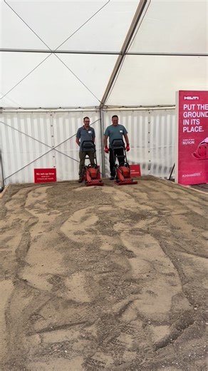 New 22V NURON plate compactors: 165 lb/ 18" plate (3400 lb force) & 220 lb/ 20" plate (4500 lb force). Coming early 2026 @hiltinorthamerica @hilti #unboxed2025 | TOOLS by Design