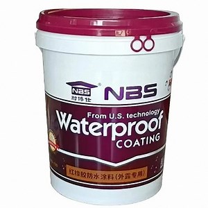 [Hot Item] Nbs-135 Gray Rubber Roof Waterproof Coating Acrylic Paint Wall Floor Building Material