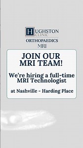 We're hiring: MRI Technologist