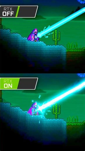 Terraria with RTX! (Part 2) 😂😂😂 #terraria #terrarialetsplay #rtx