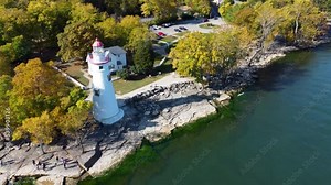 Marblehead, Ohio Lighthouse. The oldest lighthouse in continuous operation on the American side of the Great Lakes.