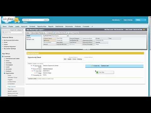Creating a Record Type and Page Layout in Salesforce.com