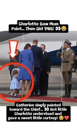 Charlotte Saw Mum Point… Then Did THIS! 👀😂#princewilliam #britishroyalfamily #royalnews #charlotte