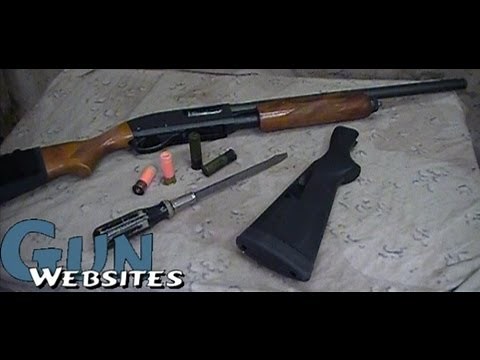 Shotgun Stock w/ Ammo Carrier, Speed Feed