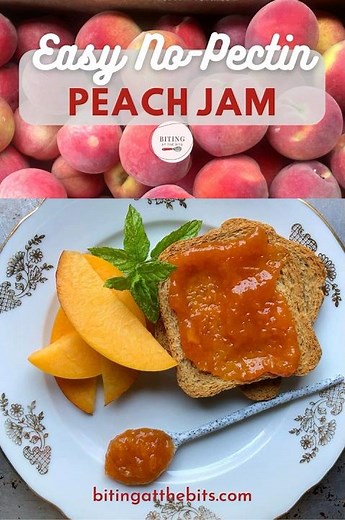 Easy Homemade Peach Jam Recipe Without Pectin (30 Minute Quick Jam)