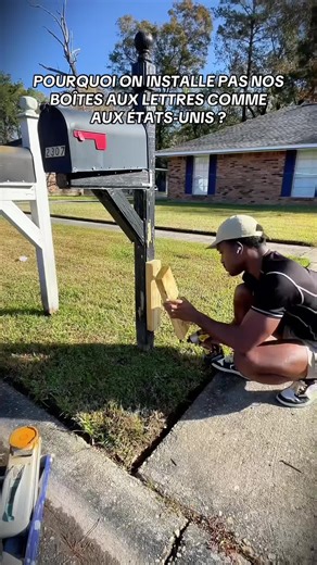 Rénovation d’un support de boîte aux lettres #bricolage #construction #travaux #artisan #renovation