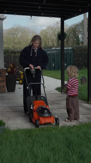AD Come and mow the lawn with me and Sonny! Sunday 22nd March officially marks @Flymo UK First Cut Sunday, the perfect day to give your lawn a Spring reset after Winter! Here's the top tips from Flymo's experts before you mow today: - Clear away debris like sticks, branches, and crisp packets! - Avoid mowing wet grass, wait until it's dry - Never mow more than a third of the grass blade to avoid scalping - Use a cordless and compact mower like the Flymo EasiStore to make life easier!