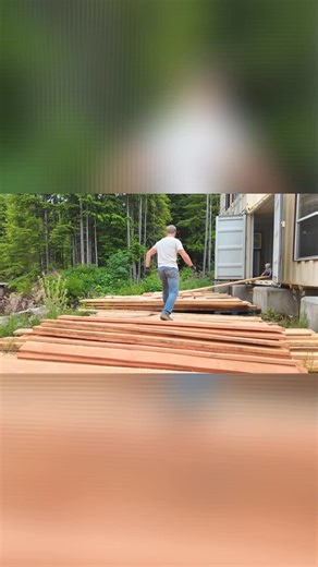 5 - Building a huge shipping container house new sawmill, free Lumber - I make the most expensive salt, Part9 | Off Grid Jake and Nicole