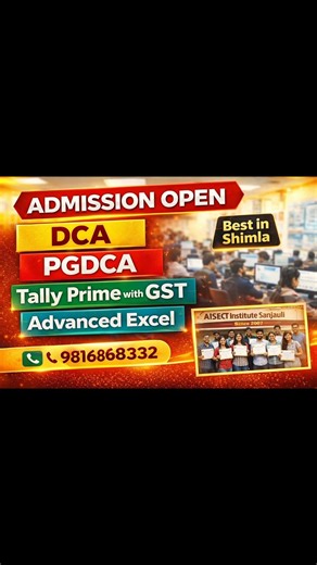 Best Computer Institute in Shimla Himachal Pradesh Shimla #computerclass #excel