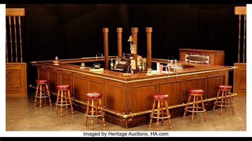 'Norm' & 'Cliff' reunite in Dallas ahead of 'Cheers' bar auction; Bidding for bar underway