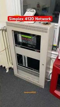 Simplex 4120 Fire Alarm Network #shorts #firealarm #firealarmpanel