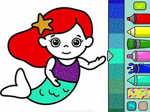 Mermaid | Bimi Boo Coloring app