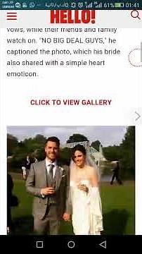 Rick Edwards marries former EastEnders actress Emer Kenny