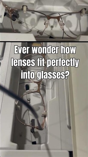 🎥 What Is This Machine Doing to a Pair of Glasses? 🤔 #eyewear #eyeglasses #opticianlife #visioncare