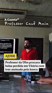 Professor da Ufes busca bolsa perdida com tese de doutorado em Vitória #shorts #noticias