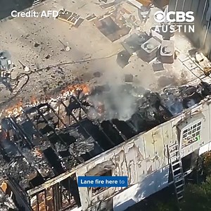 A massive third-alarm fire tore through an apartment complex in North Austin Thursday afternoon, displacing more than 40 residents and drawing more than 80 Austin Fire Department personnel to the scene. MORE: https://cbsaustin.com/news/local/large-apartment-fire-in-north-austin-forces-evacuation-no-injuries-reported | CBS Austin