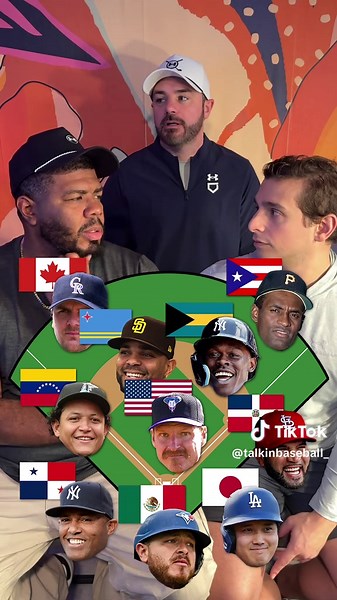 This is what the best MLB team would look like if you only chose one player per country #mlb #baseball #sports #sportstrivia #international