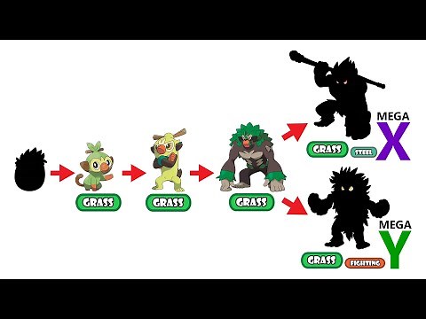 Pokémon Mega Rillaboom Evolution.