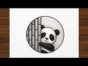 Cute Panda drawing | Easy Panda Drawing Step by Step