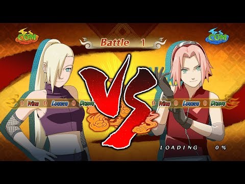 Ino vs Sakura | Naruto Shippuden Ultimate Ninja Storm 2