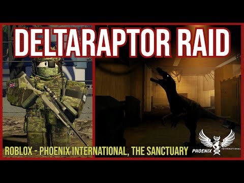 DELTARAPTOR PACK RAIDS THE HUMAN ISLAND!!! - ROBLOX | Phoenix International The Sanctuary | #roblox