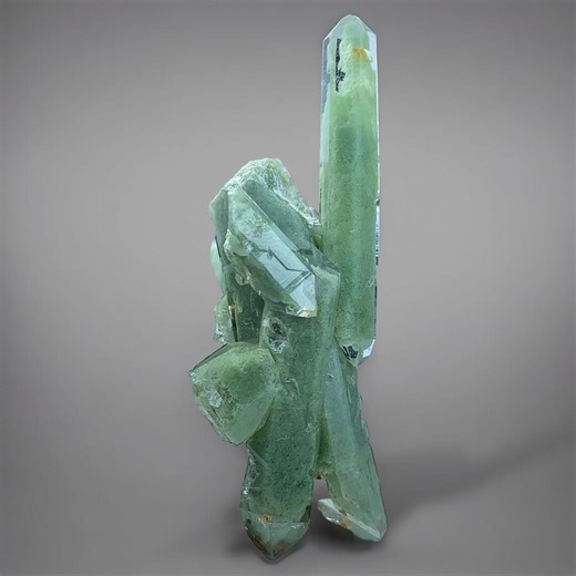 Chlorite Phantom Quartz Crystal Cluster: Raw Green Garden Quartz (12g) - Etsy