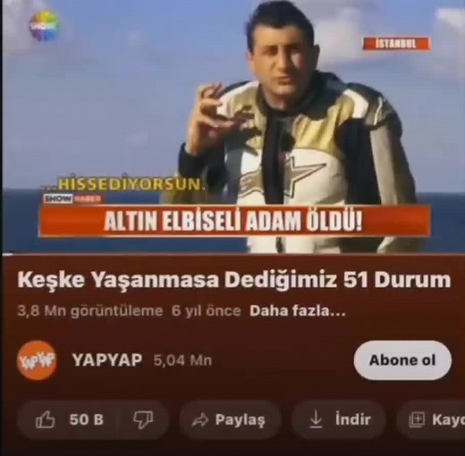 Bartın Bayoğlu: Altın Elbiseli Adamın Ölümü Animasyon