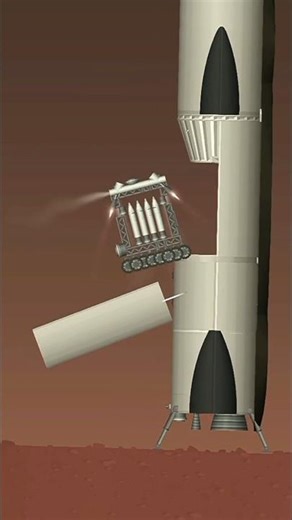 The Arrival of Terra Prime: Mars Defense Mission 🚀 #viral #mars #spaceflightsimulator #shorts