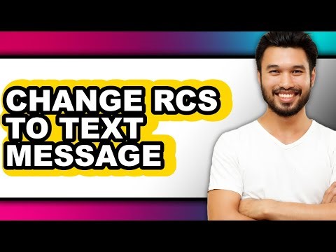 How to Change Rcs to Text Message (easy Method)