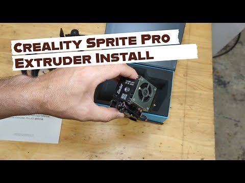 Installing Creality Sprite Pro Extruder on Ender 3 Pro