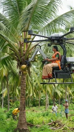 Drone Technology Revolutionizing Coconut Harvesting