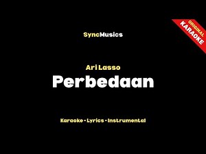 Ari Lasso - Perbedaan | Karaoke - Lirik - Instrumental